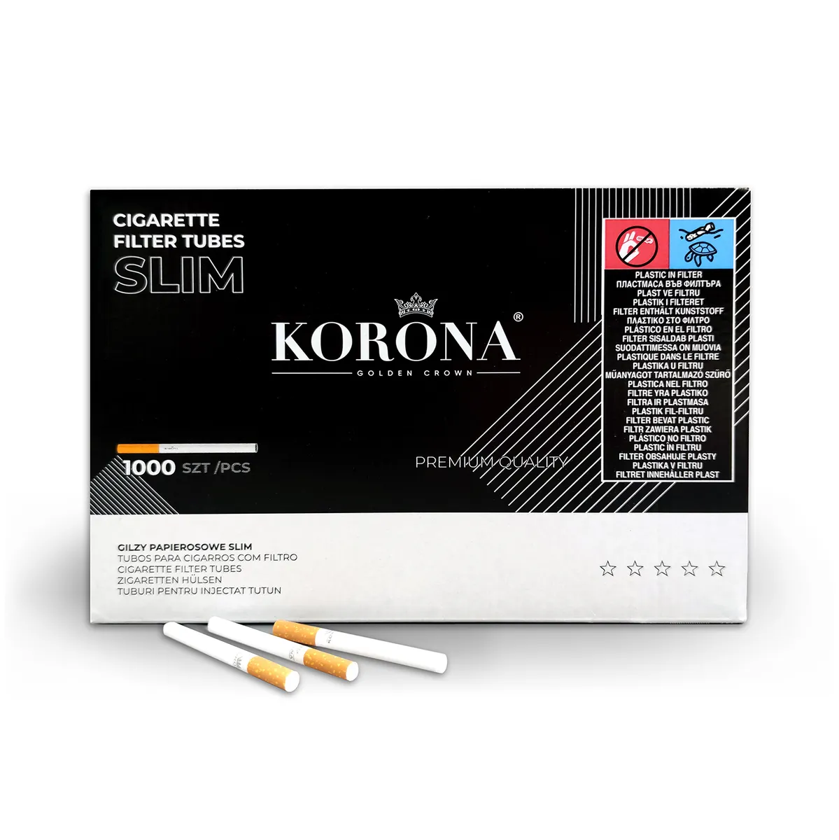 Гильзы для сигарет Korona Slim 6.5 мм